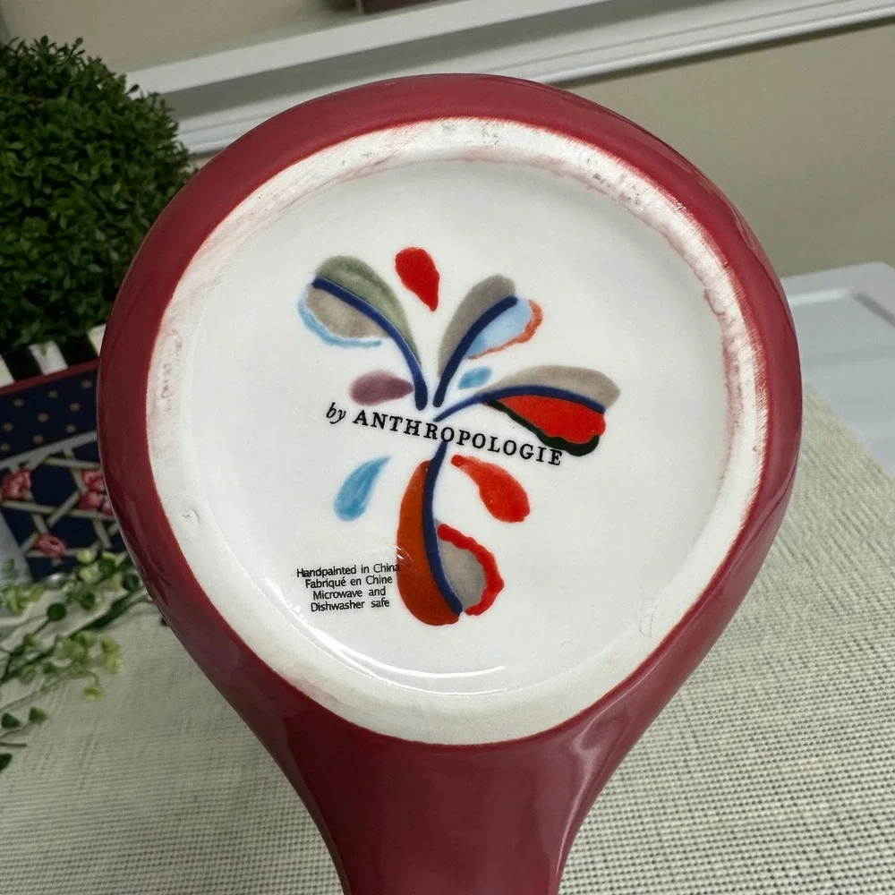 Anthropologie Tivoli Monogram Spoon Rest  Letter 